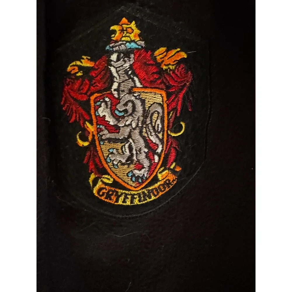 Harry Potter Rubies Deluxe‎ Gryffindor Robe Kids Medium Black Burgundy Fleece